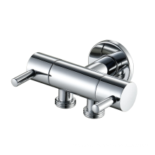 Chrome Stainless Steel Angle Valve For Basin